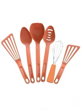 Rachael Ray 6 Piece Silicone Kitchen Utensils Nonstick Cooking Tools Rachel Ray